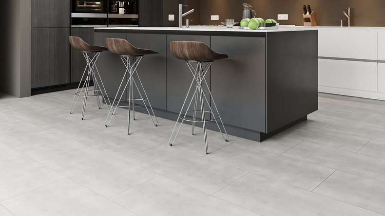 planeo Click Vinyl - Rigid Concrete light Zero (DF-86601)