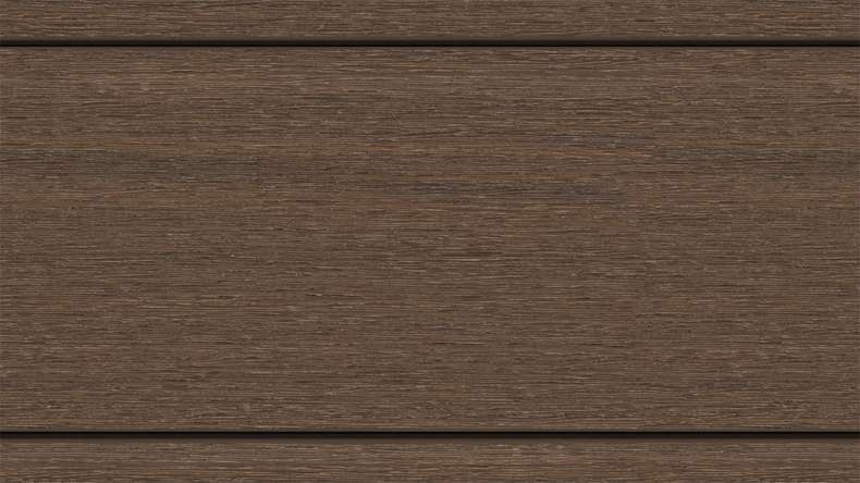 planeo MAXLine Nature - WPC CoEx coated XL decking board hollow chamber - Ipe Brown 3m textured/smooth brushed