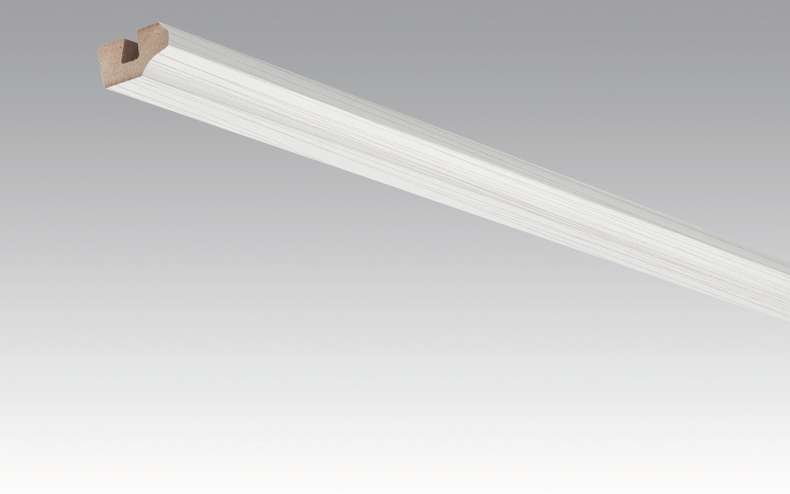 MEISTER Skirting boards Ceiling trim strips silver 4021 - 2380 x 38 x 19 mm (200031-2380-04021)