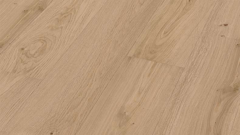 MEISTER Lindura wood flooring HD 400 - 08935 Oak vivid cream ultra matt lacquered 2200 x 205 x 11 mm (500214-2200205-08935)