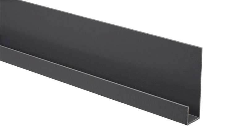 Trespa Proface End Profile - Slate Ebony 3000 mm