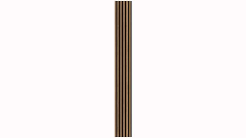 Skaben acoustic panels SilentWall Comfort Light - Rustic oak - 250 x 30 cm