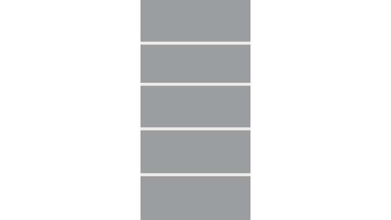 planeo Ambiente - glass privacy screen vertical block stripes 90 x 180 cm