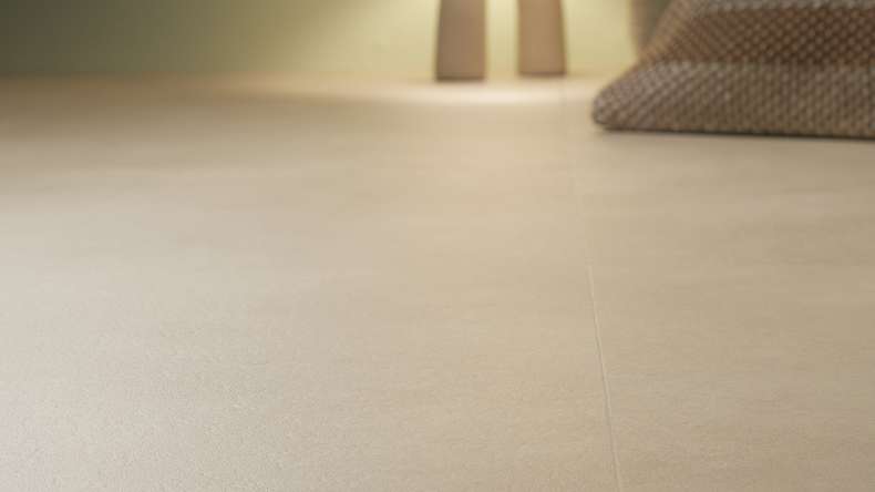 Gerflor Klick Vinyl Rigid - Creation 40 Clic Acoustic Bloom Uni Cream | Impact sound insulation integrated (61321600)