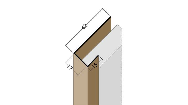 planeo Protect end profile - AP 17mm mounting 5000mm length white