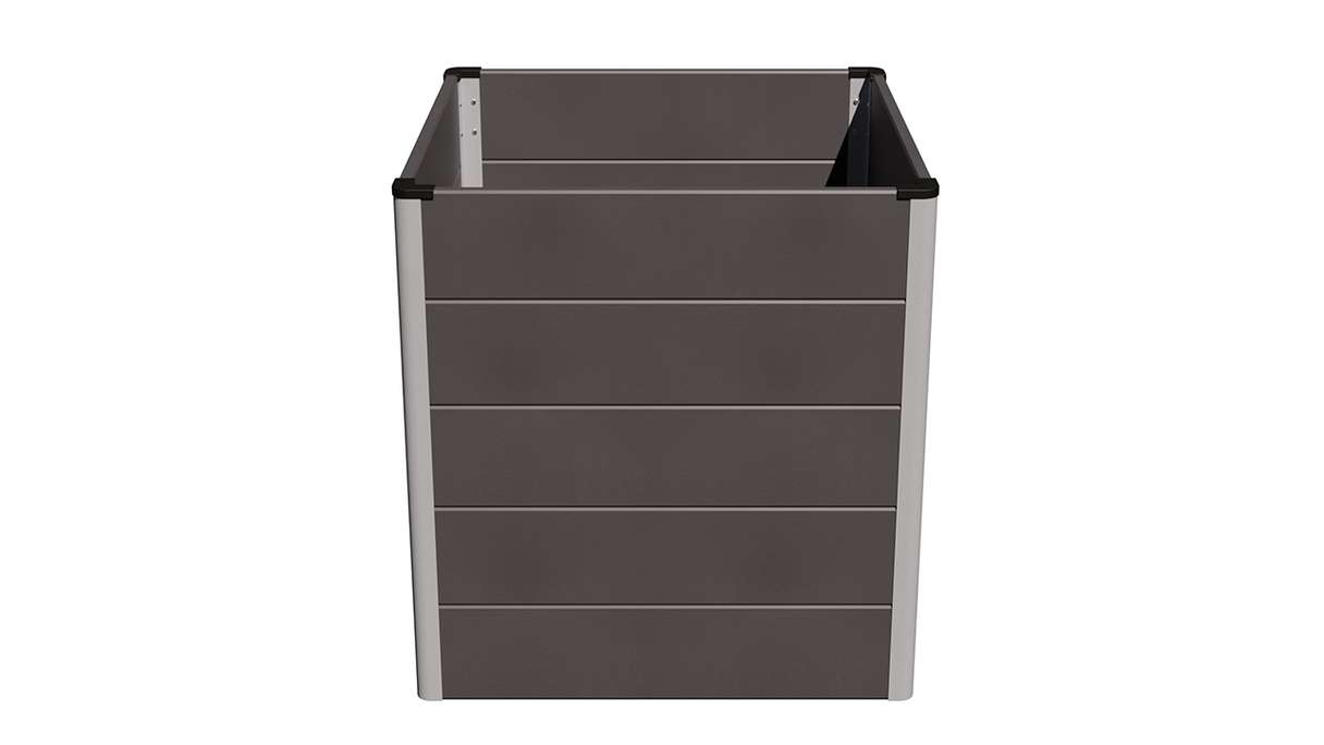 planeo BPC raised bed Cube - anthracite | DB703 70 x 70 x 75 cm