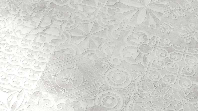 planeo laminate - QUADRAIC Relief white Supermatt