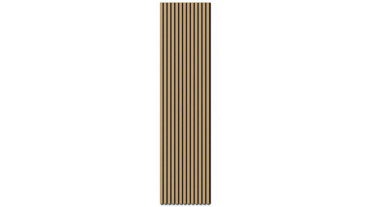 planeo acoustic panels - natural oak 2480 x 600 x 21.5 mm | fire-retardant