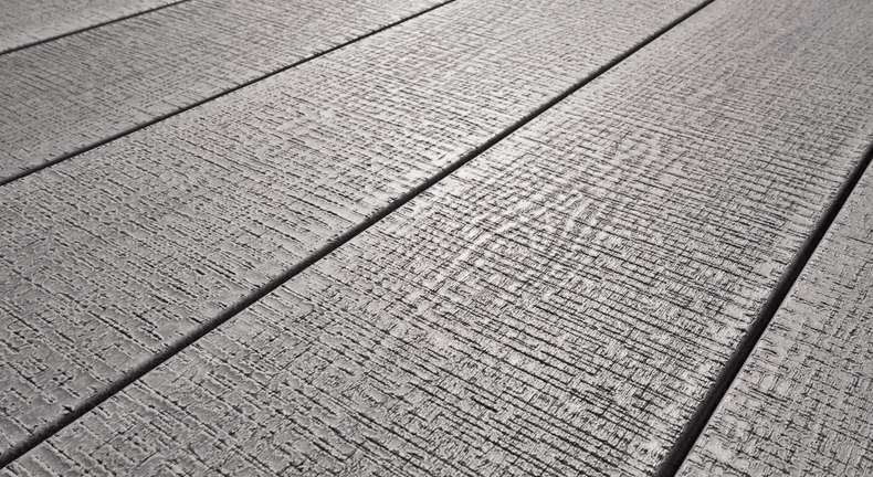 Complete set TitanWood 3m solid plank wood structure light grey 9.2m² incl. aluminium-UK