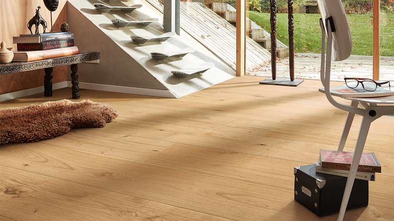 MEISTER Lindura wood flooring HD 400 - 08915 Oak authentic ultra matt lacquered 2200 x 205 x 11 mm (500214-2200205-08915)