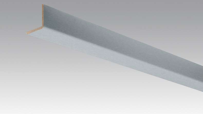 MEISTER Skirtings Angle skirtings stainless steel DF 063 - 2380 x 33 x 3.5 mm (200035-2380-00063)