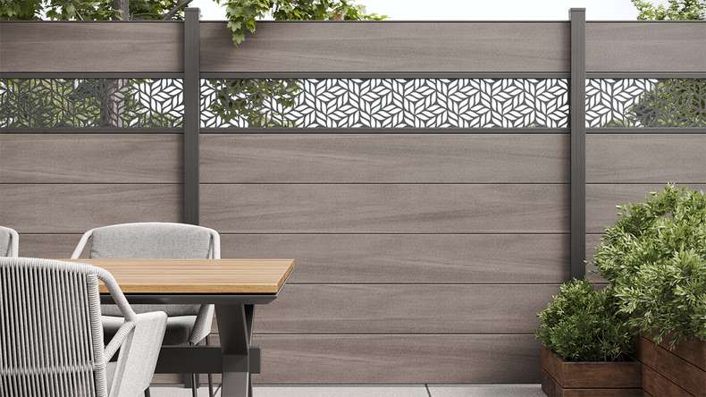 planeo Solid - design insert Autumn Alu 15 anthracite powder-coated