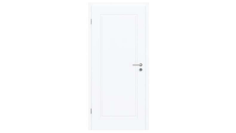 planeo design interior door PUREA Essence 1 white lacquer 9003 design edge | lacquered - 1985 x 610|735|860|985 mm