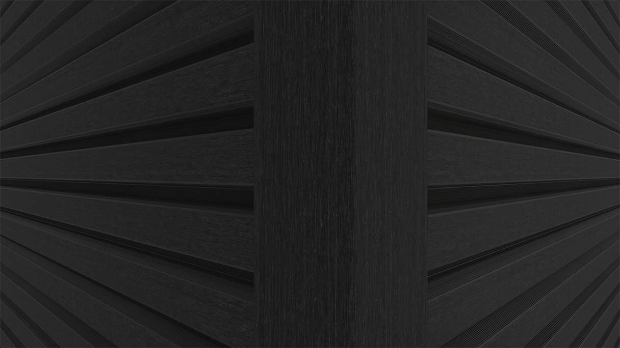 planeo LINEA – Aluminium CoEx external corner profile, black, 3000 x 66 x 66 mm