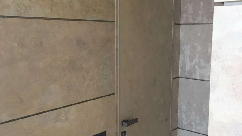 planeo EVOLITH Slate&Stone - Natural stone wall cladding Siena Dust 1220 x 610 mm