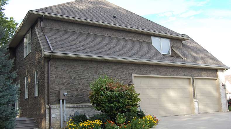 planeo stone-look facade panel - NoviStone Brownstone 1054 x 334 mm
