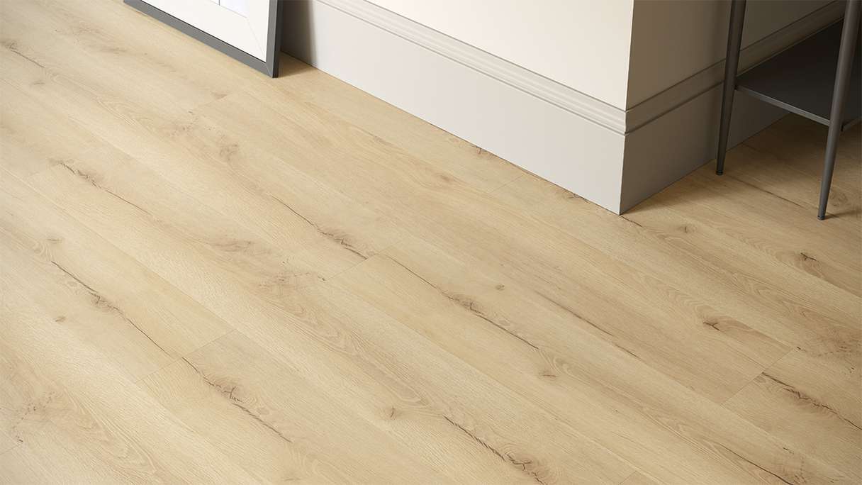 planeo Rigid Click Vinyl - GRANDline Sunlit Oak | Impact sound insulation integrated (NF-Gl-553-N)