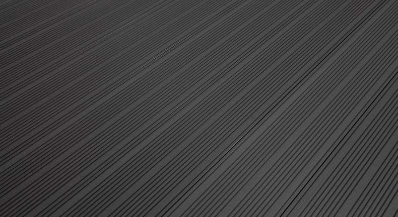 planeo TitanWood - XL hollow core plank 4m dark grey
