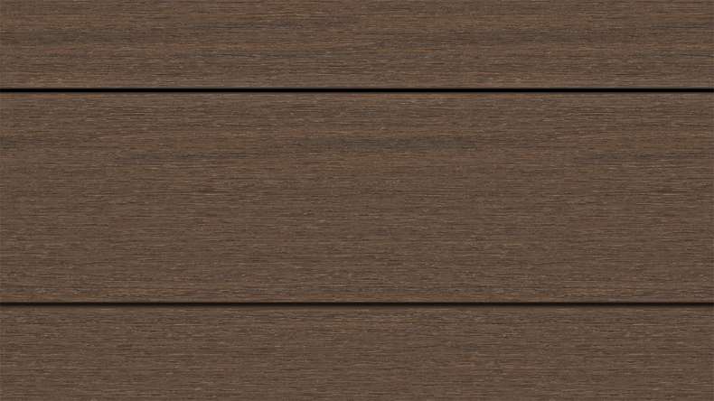 planeo ANTIKWoodline – WPC CoEx-coated decking board, lightweight composite profile – Ipe Brown 3m – rustic/smooth brushed