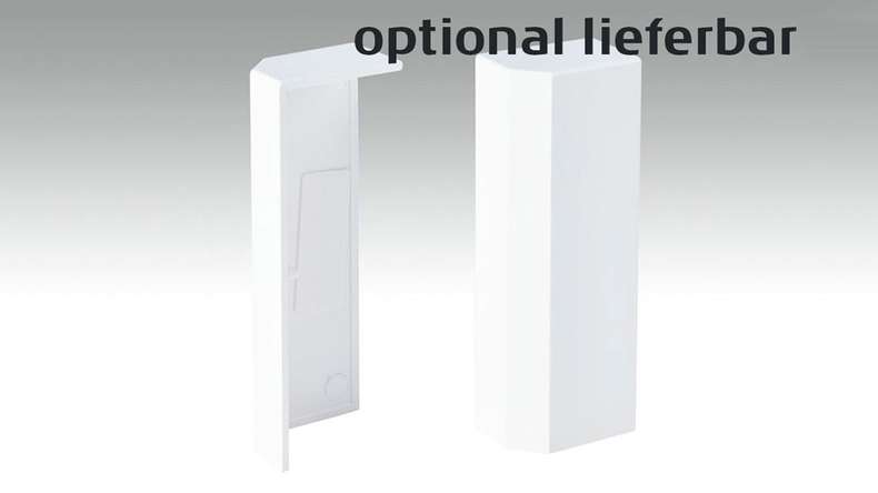 planeo skirting Modern white 18 x 80 mm