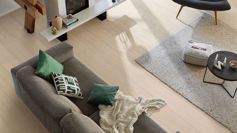 MEISTER Lindura wood flooring HD 400 - 20229 Oak natural pearl white ultra matt lacquered 2200 x 270 x 11 mm (500214-2200270-20229)