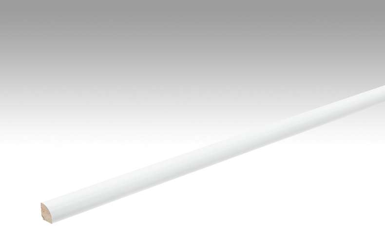 MEISTER Skirtings Uni white glossy DF 324 - 2380 x 12 x 12 mm (200008-2380-00324)