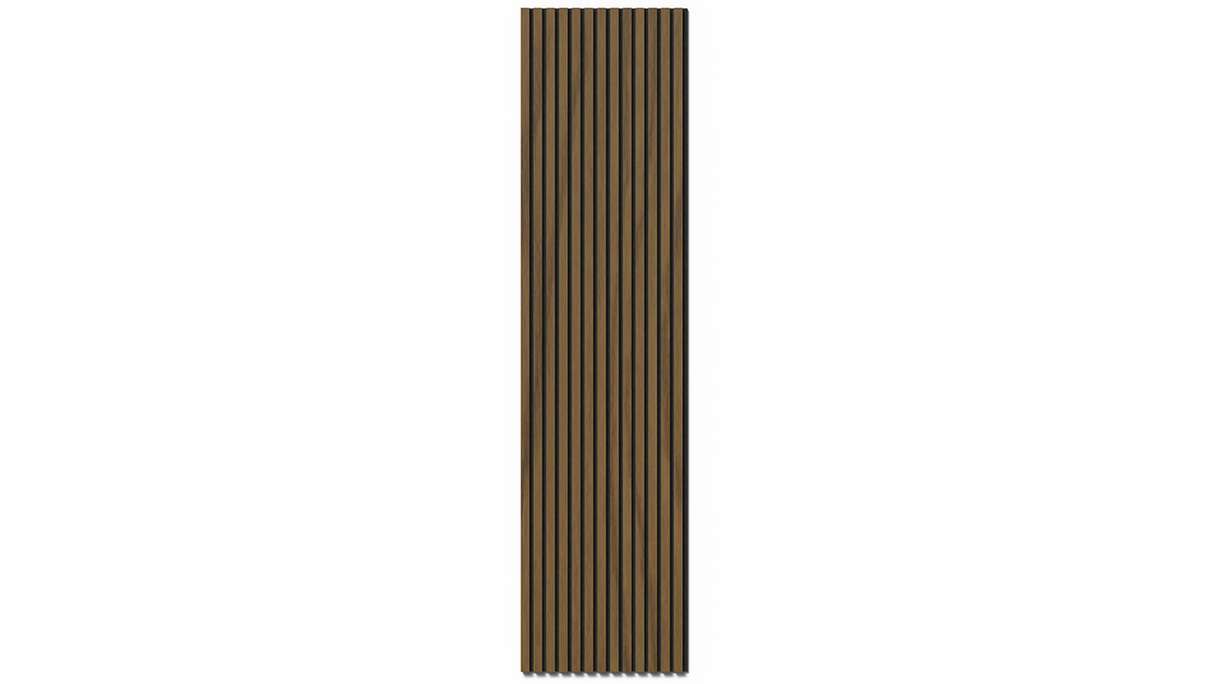 planeo acoustic panels - walnut 2480 x 600 x 21.5 mm | fire-retardant