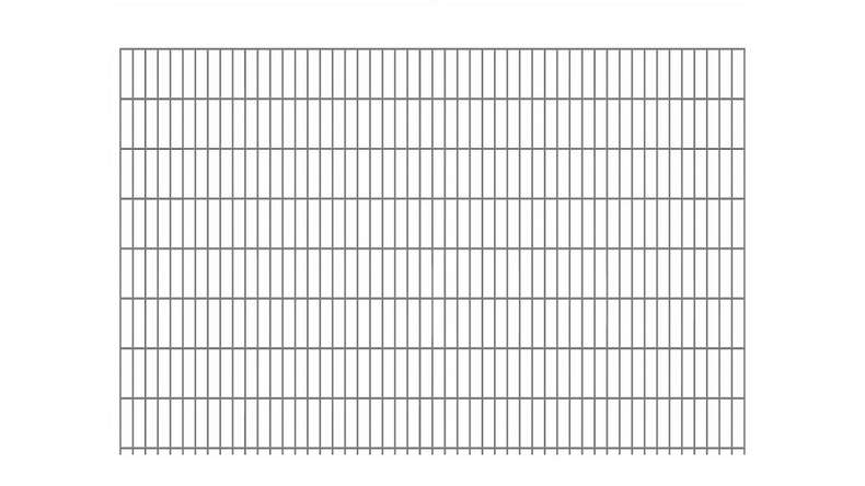 Double-rod fence heavy 8/6/8 - width 2510 mm Hot-dip galvanised