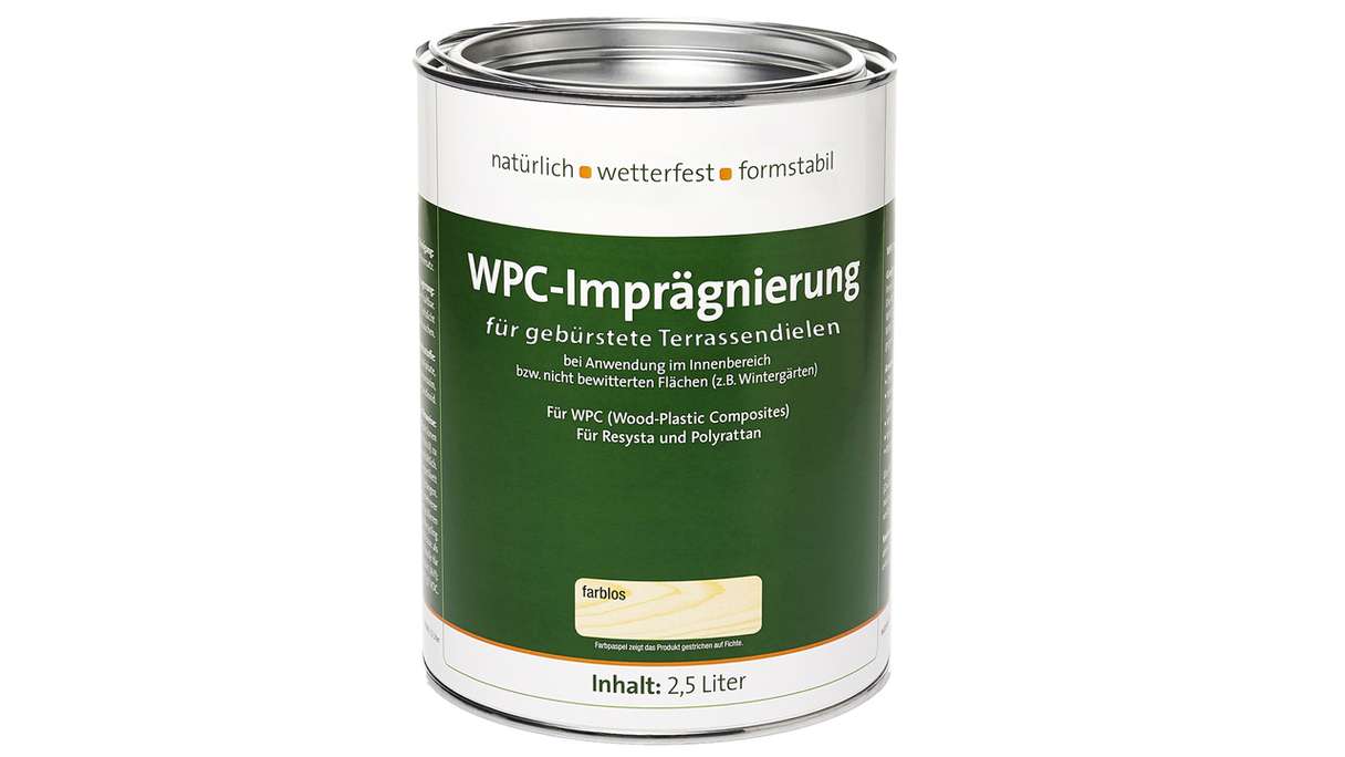 planeo decking impregnation for WPC decking boards