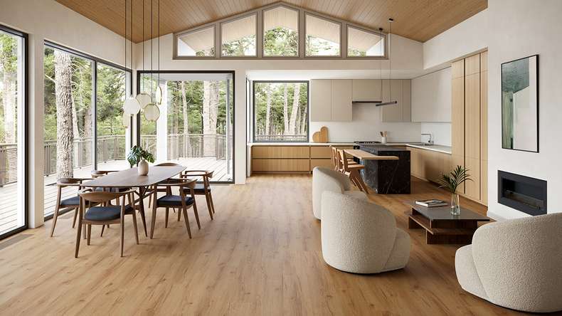 planeo WPC click vinyl - PUREtec MAX 70 EIR Honey Nature Oak | Impact sound insulation integrated (RP-A50-1)