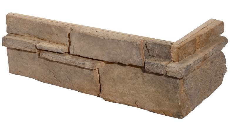 planeo StoneWall Solid angle slips - feldspar