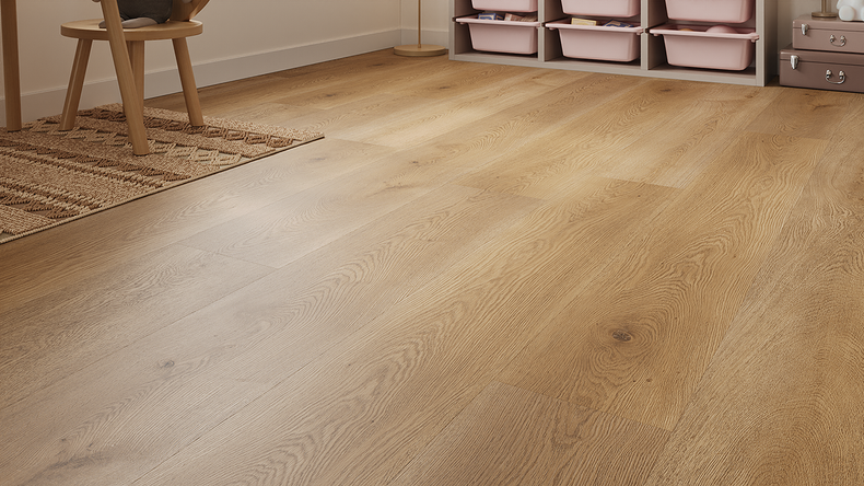 planeo Rigid Klick Vinyl - ObjektPRO Oak Royale 1.83m long XL plank | integrated footfall sound insulation (SP183-43)