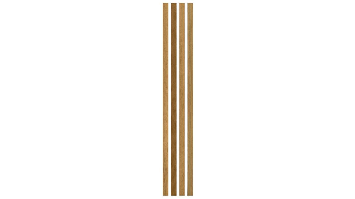 Skaben acoustic panels SilentWall Easy-Sticks - Rustic oak - 250 x 3.45 cm