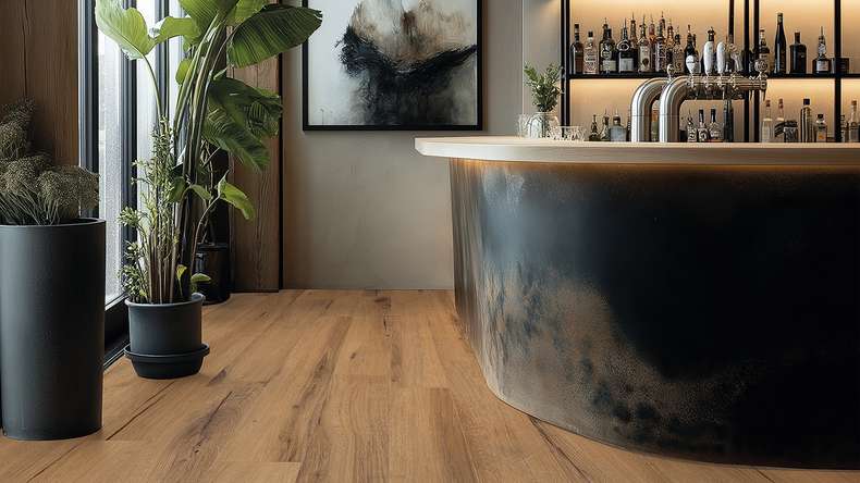 Gerflor adhesive vinyl - Creation 40 Cedar Golden
