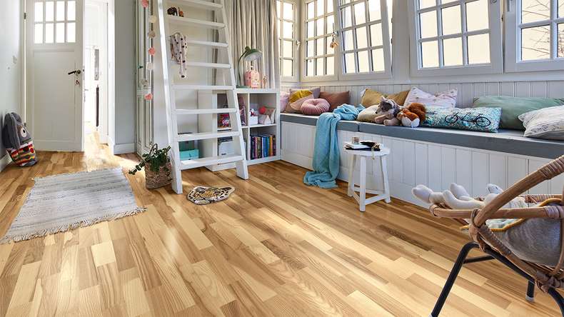 WoodNature Parquet Flooring - Pure Ash lively (PMPC200-7409)