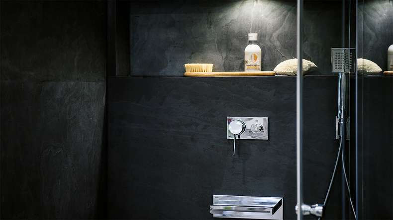 planeo EVOLITH Slate&Stone - Natural stone wall cladding Noctis 1220 x 610 mm