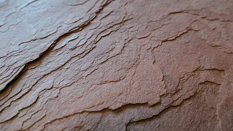 planeo EVOLITH Slate&Stone - Natural stone wall cladding Ross Clay 1220 x 610 mm
