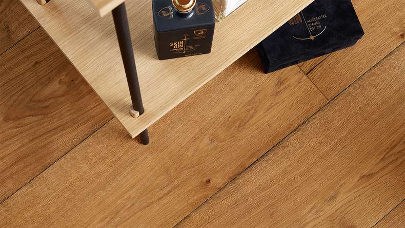 MEISTER Lindura wood flooring HD 400 - 08911 Oak authentic chestnut brown natural oiled 2200 x 270 x 11 mm (500213-2200270-08911)