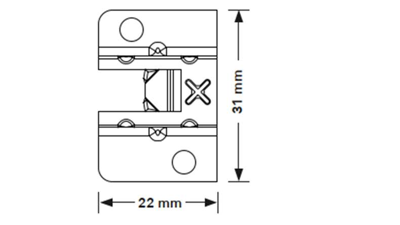 ZONA2 WPC Decking Start End Clip