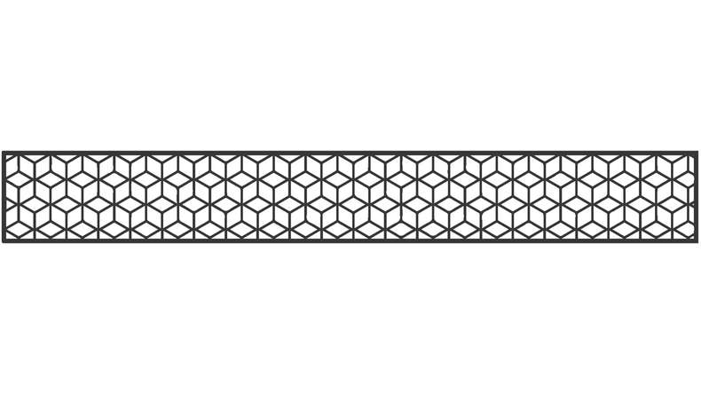 planeo Solid - Designeinsatz Quader Alu15 Anthrazit