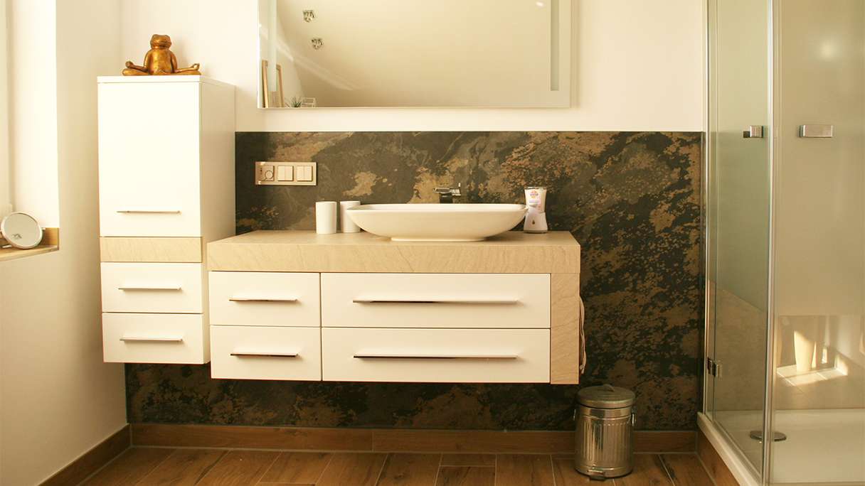 planeo EVOLITH EasyFix - Natural stone wall panelling Terracrust 600 x 300 mm - 6pcs.