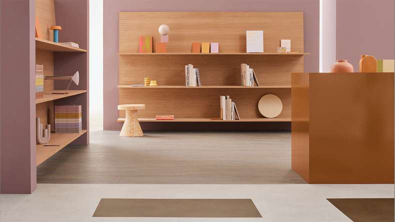 Forbo Allura Material 40 Adhesive Vinyl - Rust Speckled Ceramic (63724DR4)