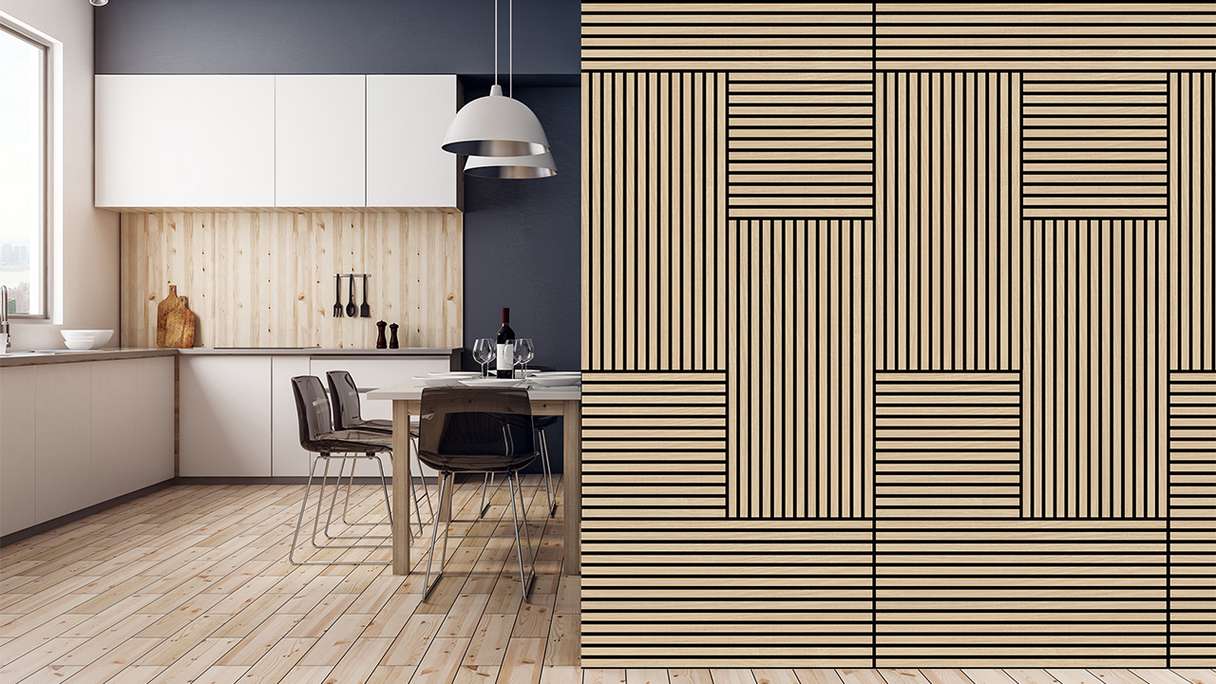 planeo acoustic panel - MixWall Timber Solid Flare Oak 52 x 52 cm | real wood veneer (PLMW-00311C)