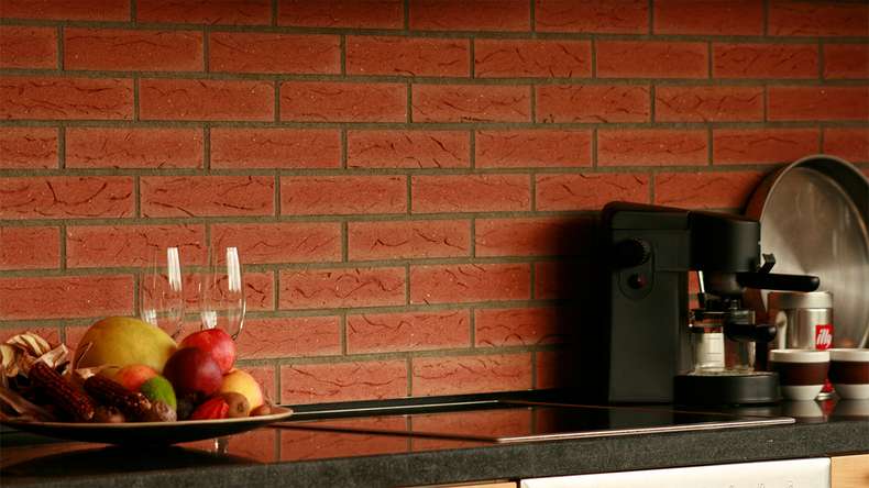 planeo StoneWall Solid clinker brick slips TON - Classic Brick