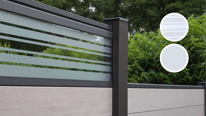 planeo Solid - design insert glass profile