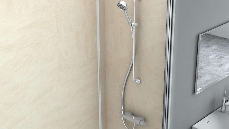 Skaben DesignWall Aqua plastic wall panelling - sandstone 60 x 30 cm