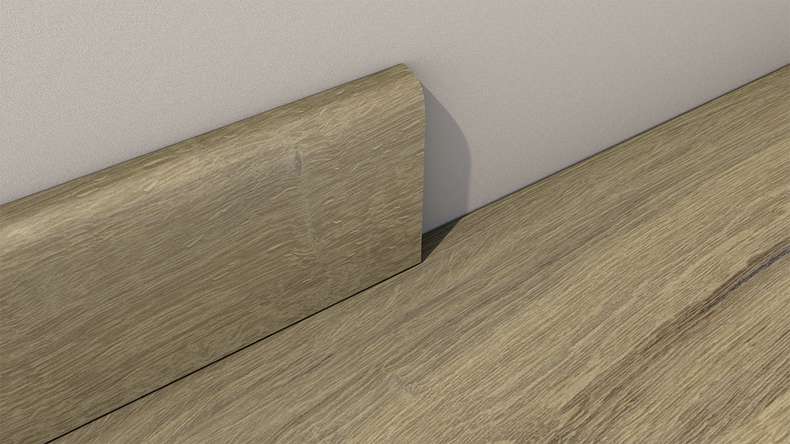 Gerflor Vinyl Skirting - Daintree Brown 10 x 60 x 2400mm (6086S024)