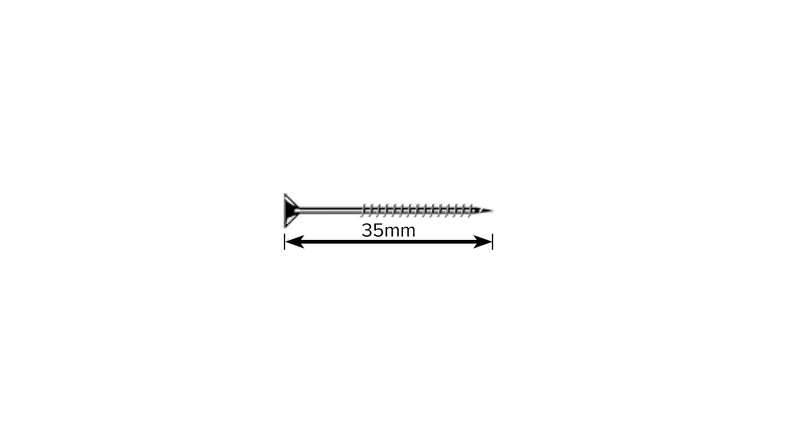 planeo countersunk screw V2A Torx 3 x 35mm 200 pcs.