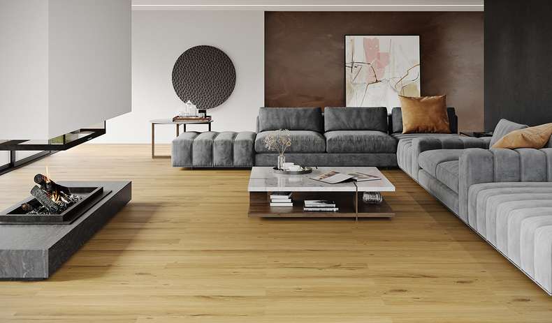 planeo Click Vinyl - Rigid Honey Oak 5G | Made in Germany (100P7001)
