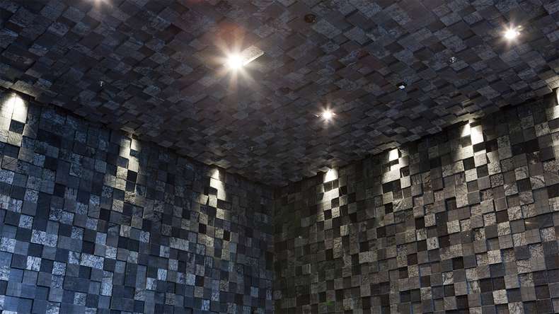 planeo EVOLITH Slate&Stone - Natural stone wall cladding Noctis 1220 x 610 mm